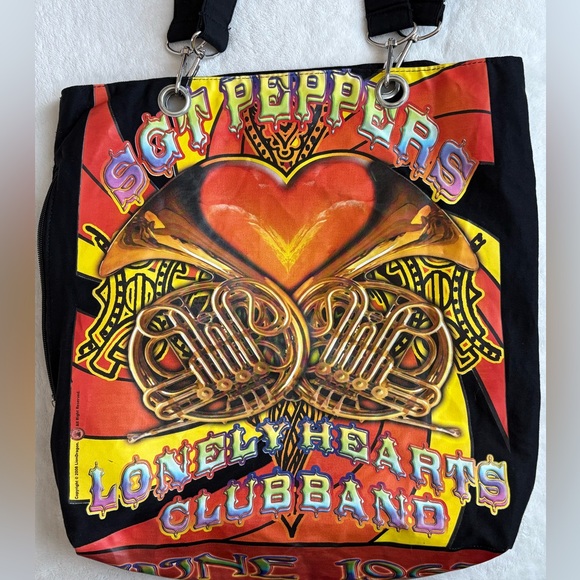 Vintage Radio Days - Beatles "Sgt. Pepper's Lonely Hearts Club Band" Tote Bag - Picture 13 of 13